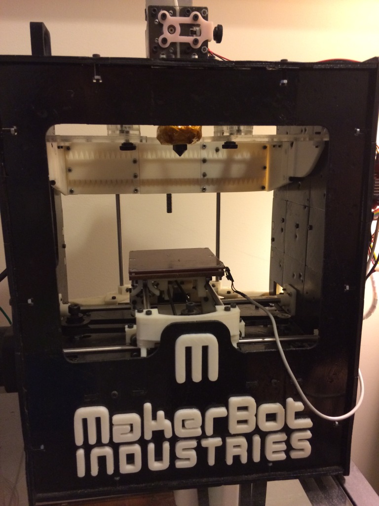 The Maker Guy's fully 3D Printed Makerbot Cupcake